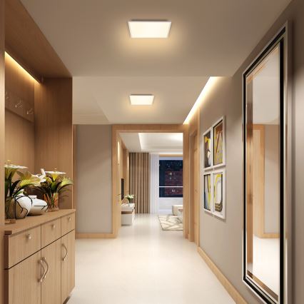 Brilagi - LED lubinis šviestuvas SLIMFRAME LED/25W/230V 30x30 cm balta