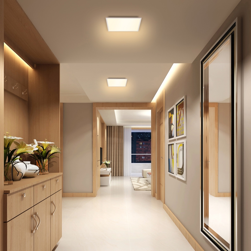Brilagi - LED lubinis šviestuvas SLIMFRAME LED/25W/230V 30x30 cm balta