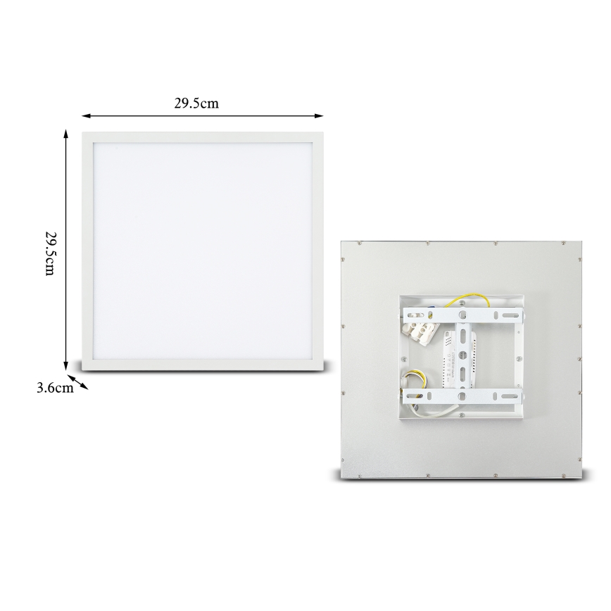 Brilagi - LED lubinis šviestuvas SLIMFRAME LED/25W/230V 30x30 cm balta
