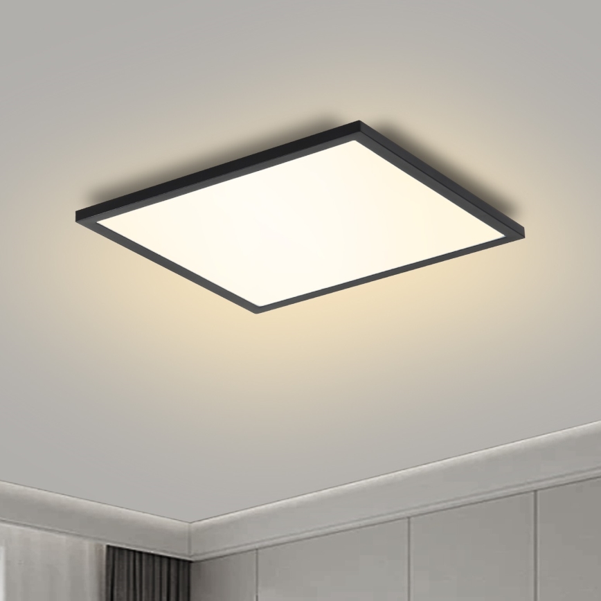 Brilagi - LED lubinis šviestuvas SLIMFRAME LED/25W/230V 30x30 cm juoda
