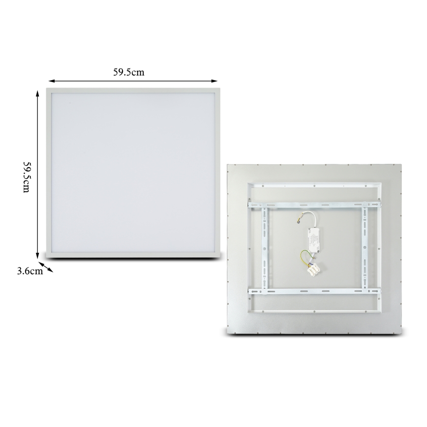 Brilagi - LED lubinis šviestuvas SLIMFRAME LED/58W/230V 60x60 cm balta