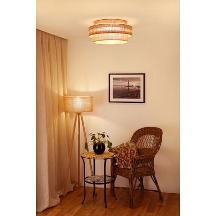 Brilagi - LED lubinis šviestuvas SPACE YUTE LED/12W/230V diametras 50 cm 3000K/4000K/6400K smėlio spalva