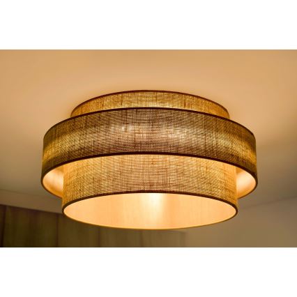 Brilagi - LED lubinis šviestuvas SPACE YUTE LED/12W/230V diametras 50 cm 3000K/4000K/6400K smėlio spalva
