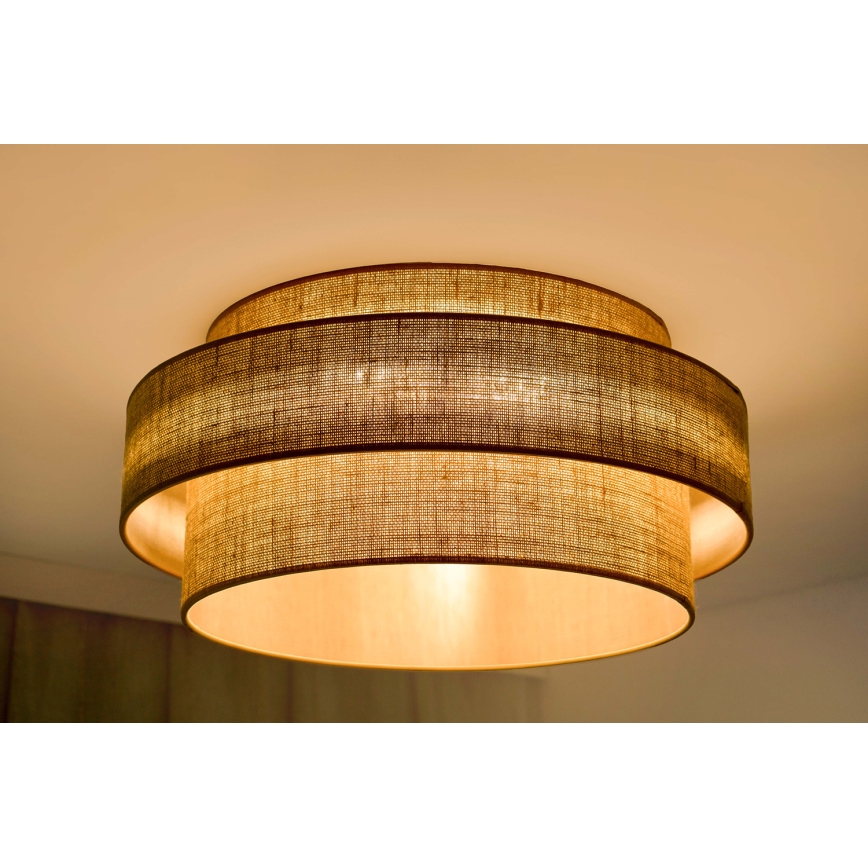 Brilagi - LED lubinis šviestuvas SPACE YUTE LED/12W/230V diametras 50 cm 3000K/4000K/6400K smėlio spalva