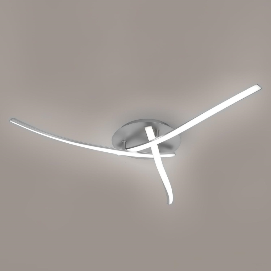 Brilagi - LED lubinis šviestuvas STRIPES LED/24W/230V, skersmuo 64 cm, sidabrinis