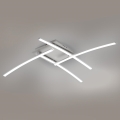 Brilagi - LED lubinis šviestuvas STRIPES LED/32W/230V 69x69 cm sidabrinis