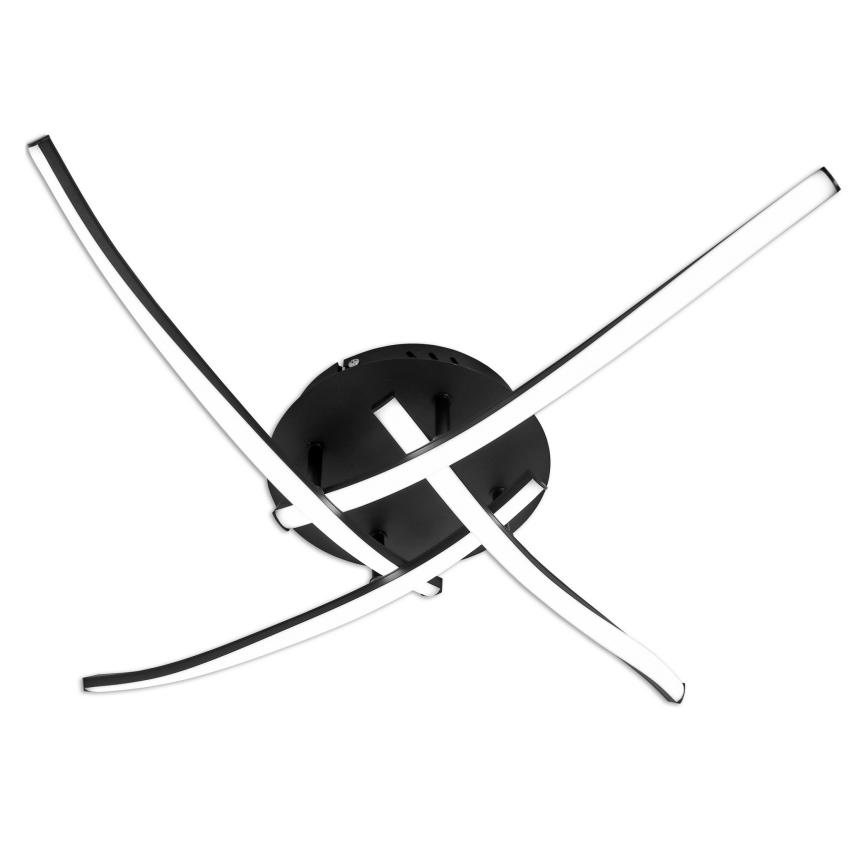 Brilagi - LED lubinis šviestuvas STRIPES LED/32W/230V 60x60 cm juodas