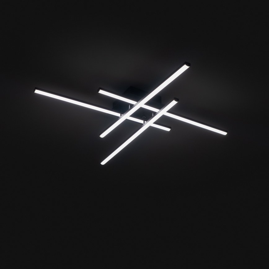 Brilagi - LED lubinis šviestuvas STRIPES LED/37W/230V 68x68 cm juodas