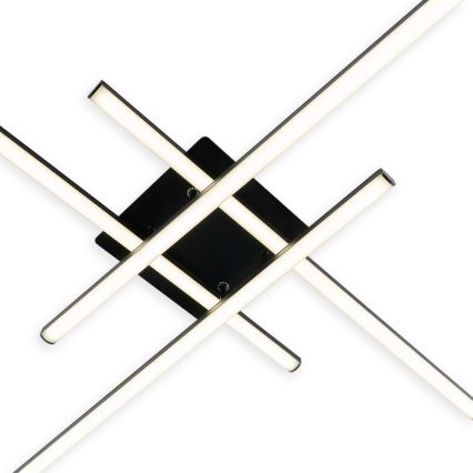 Brilagi - LED lubinis šviestuvas STRIPES LED/37W/230V 68x68 cm juodas