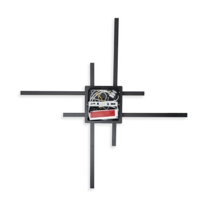 Brilagi - LED lubinis šviestuvas STRIPES LED/37W/230V 68x68 cm juodas