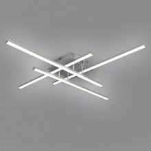Brilagi - LED lubinis šviestuvas STRIPES LED/37W/230V sidabras