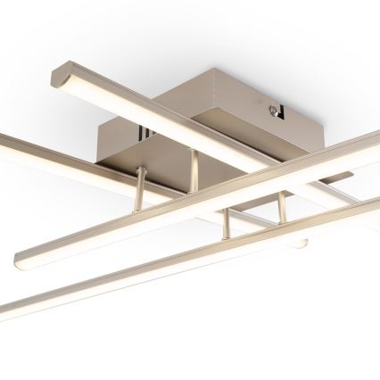 Brilagi - LED lubinis šviestuvas STRIPES LED/37W/230V 68x68 cm sidabro spalvos