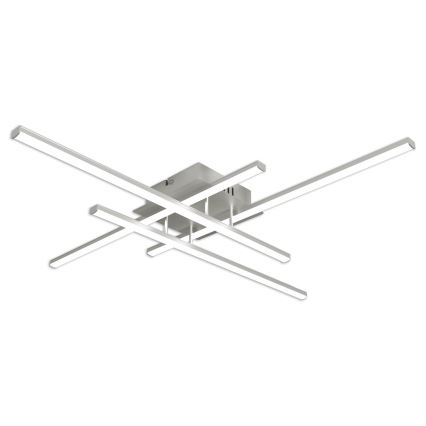 Brilagi - LED lubinis šviestuvas STRIPES LED/37W/230V 68x68 cm sidabro spalvos