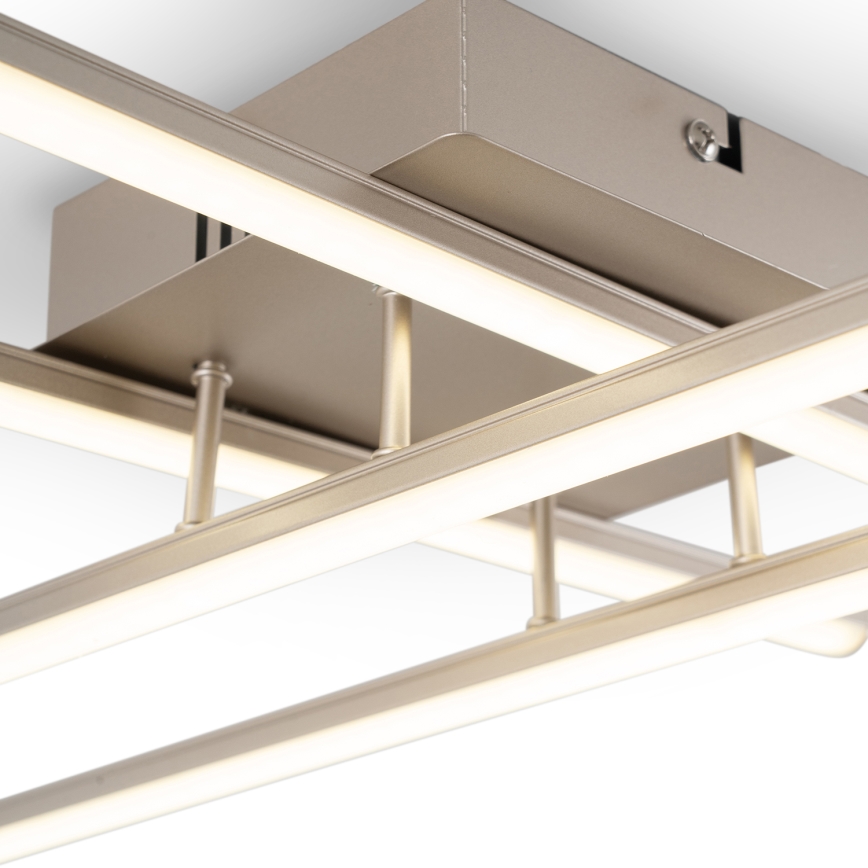 Brilagi - LED lubinis šviestuvas STRIPES LED/37W/230V 68x68 cm sidabro spalvos