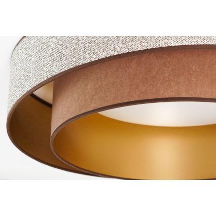 Brilagi - LED lubinis šviestuvas VEGAS SHINE LED/24W/230V diametras 60 cm ruda