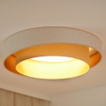 Brilagi - LED lubinis šviestuvas VEGAS SHINE LED/24W/230V diametras 60 cm smėlio spalva/kreminė