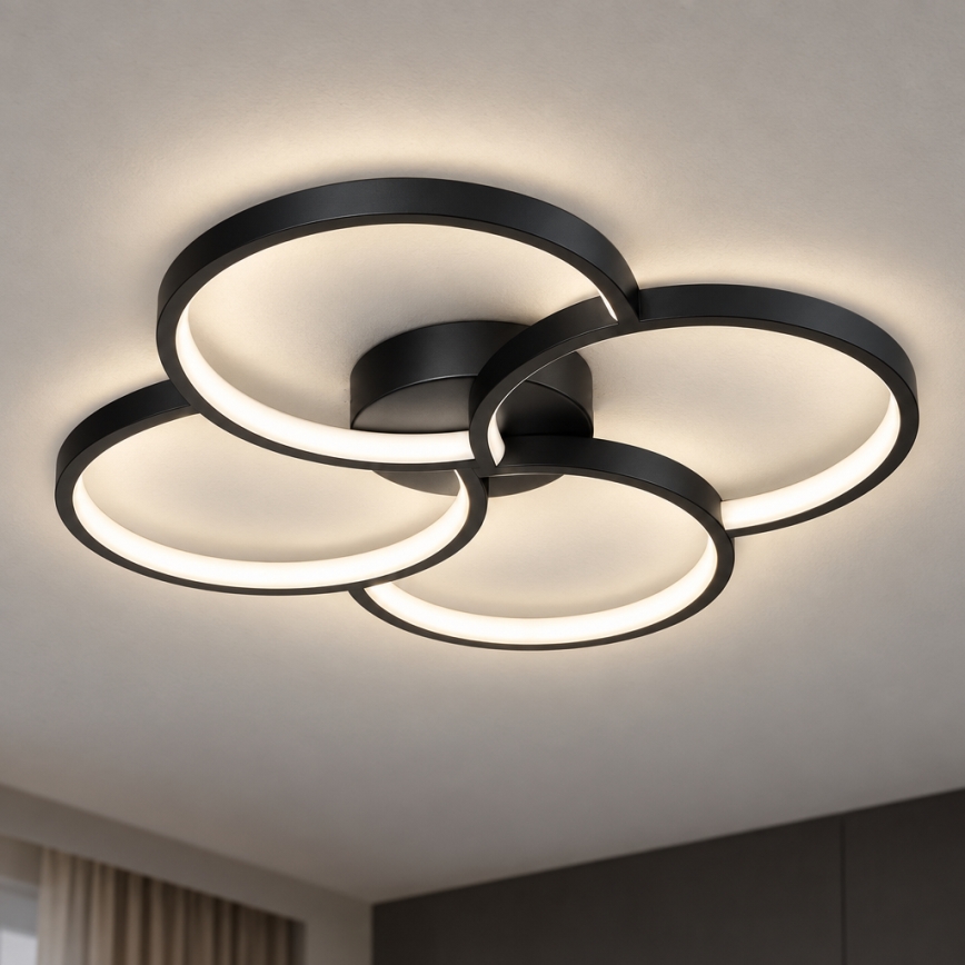 BRILAGI - LED lubinis šviestuvas VELO LED/42W/230V 4000K Ø 52 cm juodas