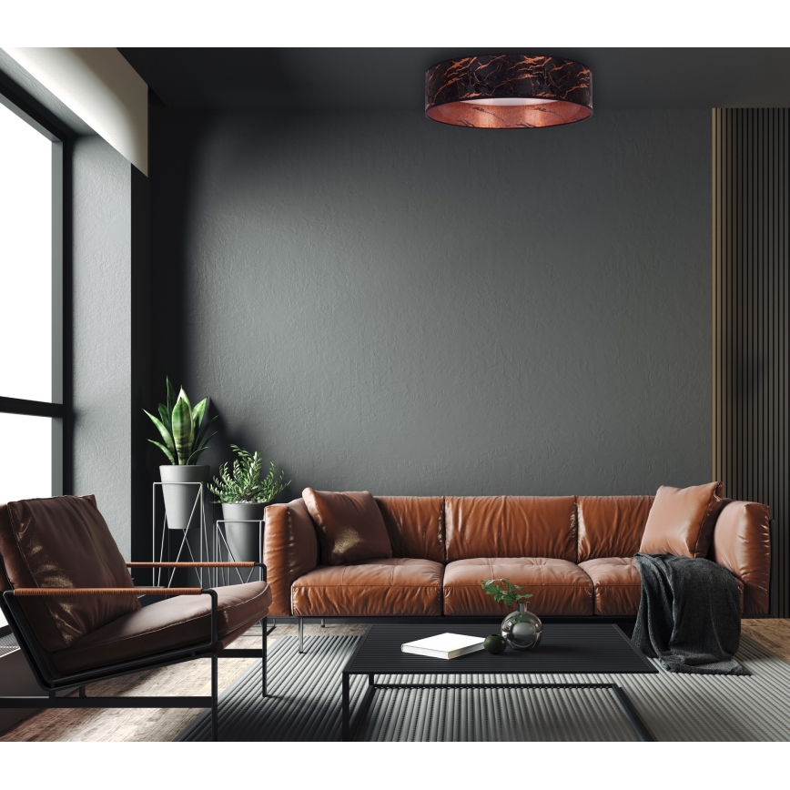 Brilagi - LED Lubinis šviestuvas VELVET LED/24W/230V d. 40 cm 3000/4000/6400K juodas/varis