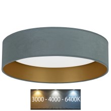 Brilagi - LED Lubinis šviestuvas VELVET LED/24W/230V d. 40 cm 3000/4000/6400K mėtinis/aukso