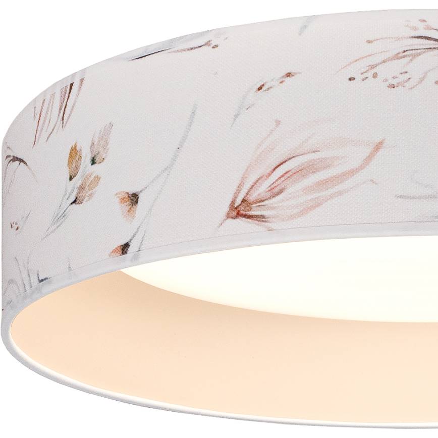BRILAGI - LED lubinis šviestuvas VELVET SIMPLE LED/24W/230V 3000K skersm. 45 cm balta/gėlės