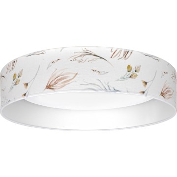 Brilagi - LED lubinis šviestuvas VELVET SIMPLE LED/24W/230V 3000K skersm. 45 cm balta/gėlės