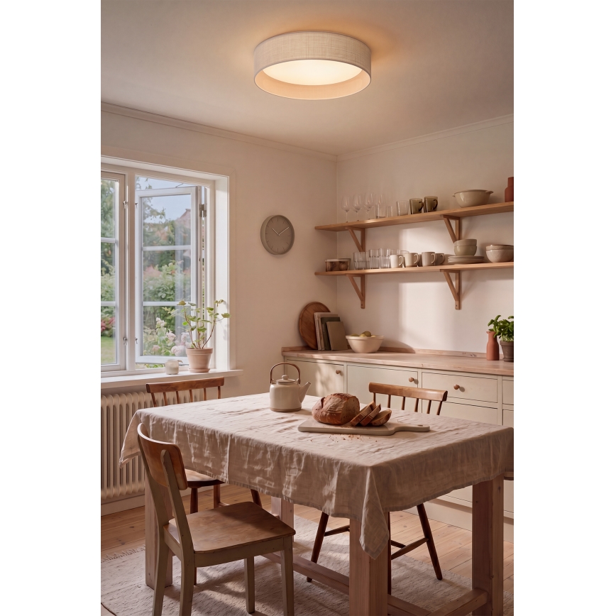 BRILAGI - LED lubinis šviestuvas VELVET SIMPLE LED/24W/230V 3000K, skersmuo 45 cm, baltas