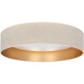 Brilagi - LED lubinis šviestuvas VELVET SIMPLE LED/24W/230V 3000K skersmuo 45 cm kreminė/auksinė