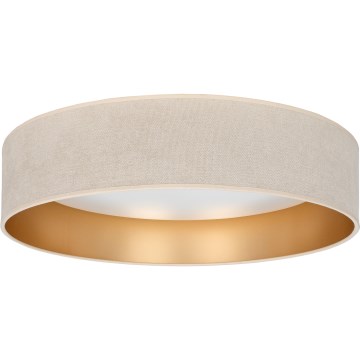 Brilagi - LED lubinis šviestuvas VELVET SIMPLE LED/24W/230V 3000K skersmuo 45 cm kreminė/auksinė