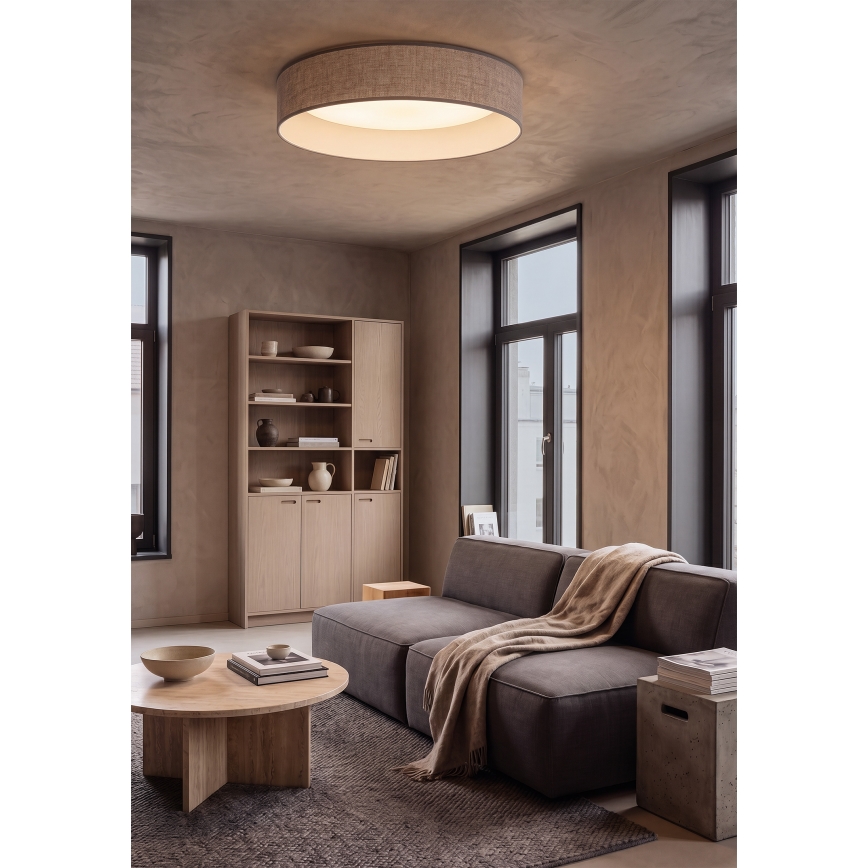 BRILAGI - LED lubinis šviestuvas VELVET SIMPLE LED/24W/230V 3000K, skersmuo 45 cm, pilkas