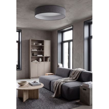 BRILAGI - LED lubinis šviestuvas VELVET SIMPLE LED/24W/230V 3000K, skersmuo 45 cm, pilkas