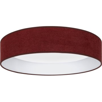 Brilagi - LED lubinis šviestuvas VELVET SIMPLE LED/24W/230V 3000K, skersmuo 45 cm, vyno spalvos