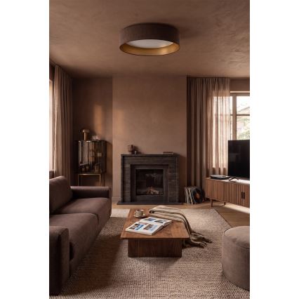 BRILAGI - LED lubų šviestuvas VELVET SIMPLE LED/24W/230V 4000K Ø 45 cm rudas/auksinis