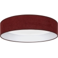 Brilagi - LED lubinis šviestuvas VELVET SIMPLE LED/24W/230V 4000K skersmuo 45 cm vyno spalvos