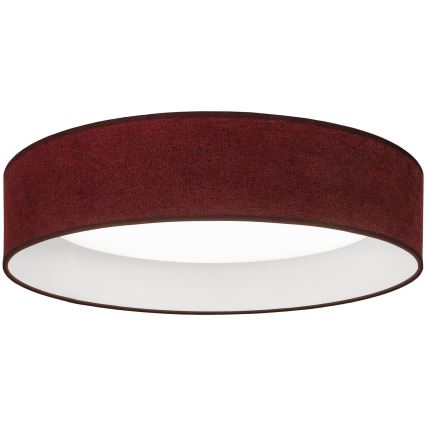BRILAGI - LED lubinis šviestuvas VELVET SIMPLE LED/24W/230V 4000K skersmuo 45 cm vyno spalvos