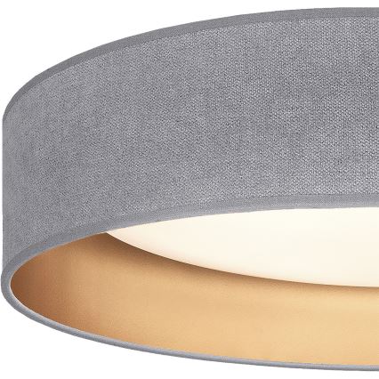 Brilagi - LED lubinis šviestuvas VELVET SIMPLE LED/24W/230V 4000K skersmuo 45 cm pilkas/auksinis