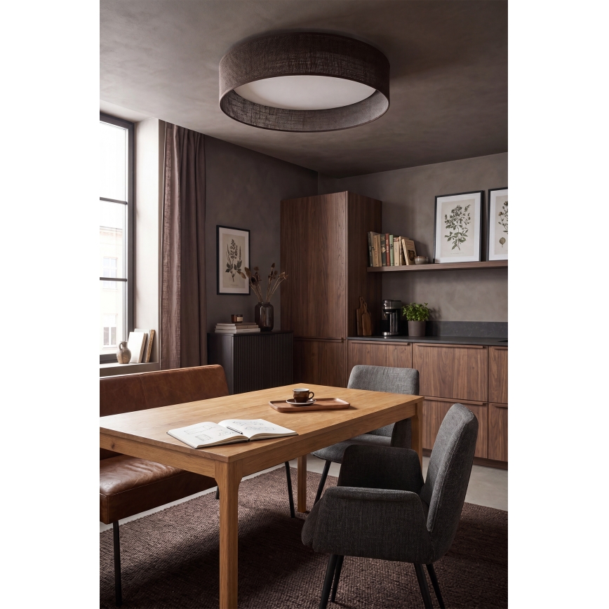 BRILAGI - LED lubinis šviestuvas VELVET SIMPLE LED/24W/230V 4000K Ø 45 cm rudos spalvos
