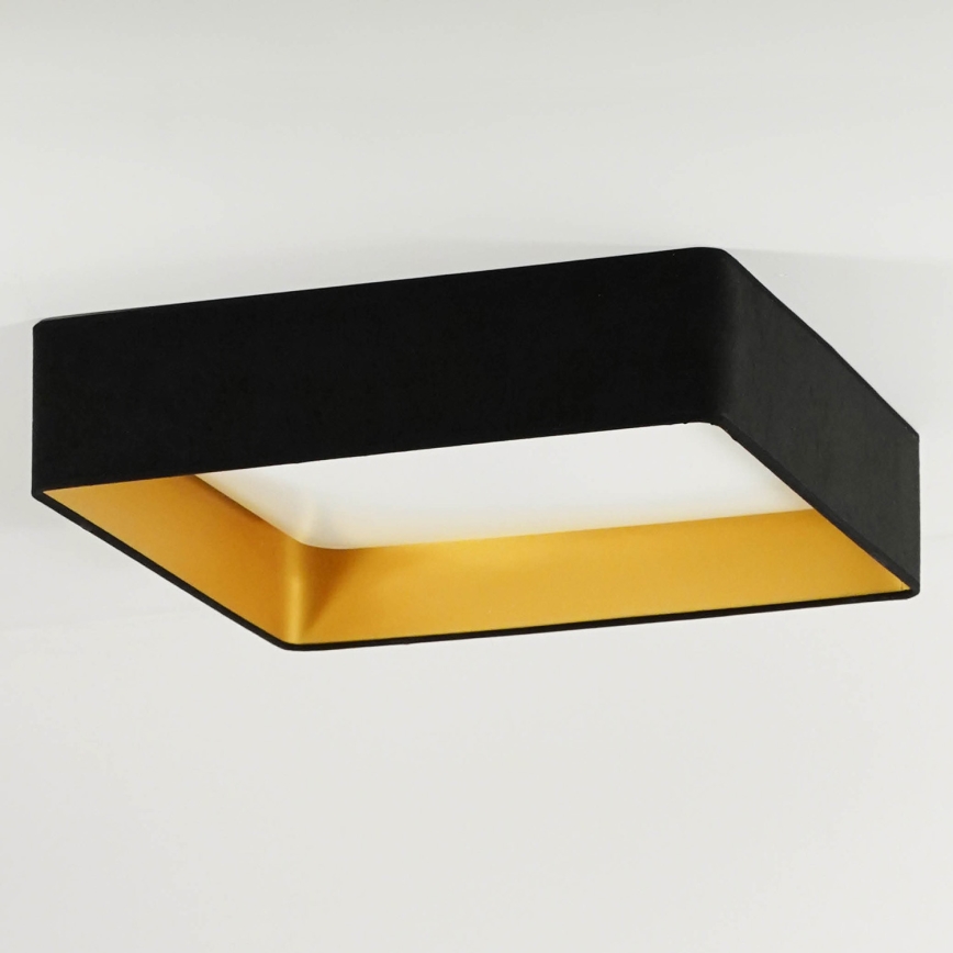 Brilagi - LED lubinis šviestuvas VELVET SQUARE LED/24W/230V 43x43 cm juodas