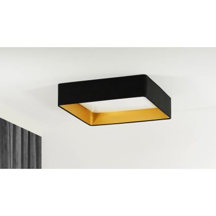 Brilagi - LED lubinis šviestuvas VELVET SQUARE LED/24W/230V juoda