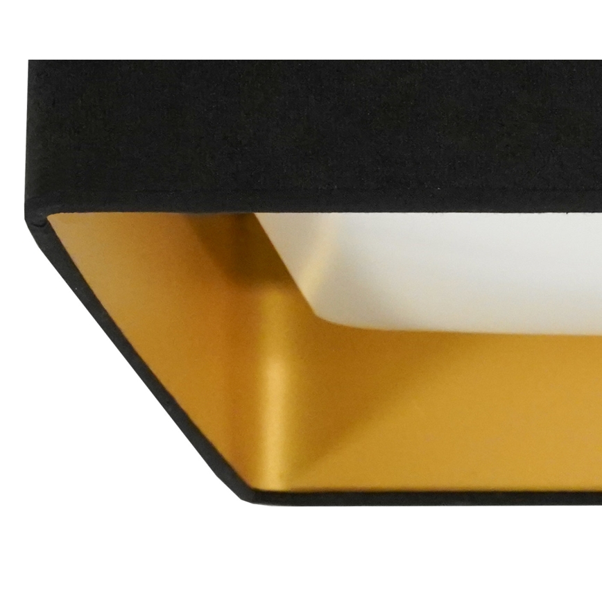 Brilagi - LED lubinis šviestuvas VELVET SQUARE LED/24W/230V juoda