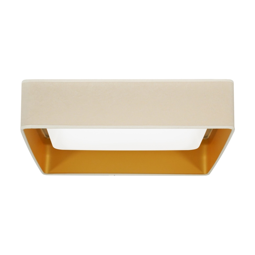 Brilagi - LED lubinis šviestuvas VELVET SQUARE LED/24W/230V kreminė