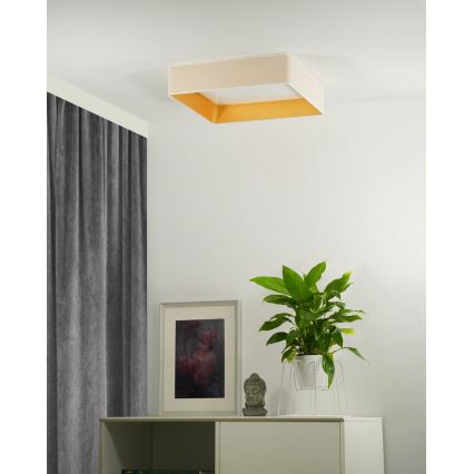 Brilagi - LED lubinis šviestuvas VELVET SQUARE LED/24W/230V kreminė