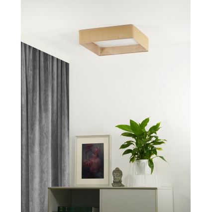 Brilagi - LED lubinis šviestuvas VELVET SQUARE LED/24W/230V ruda