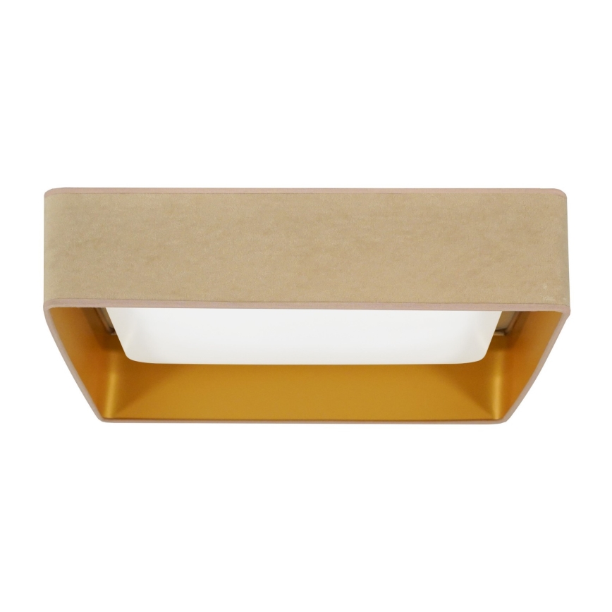 Brilagi - LED lubinis šviestuvas VELVET SQUARE LED/24W/230V smėlio spalva
