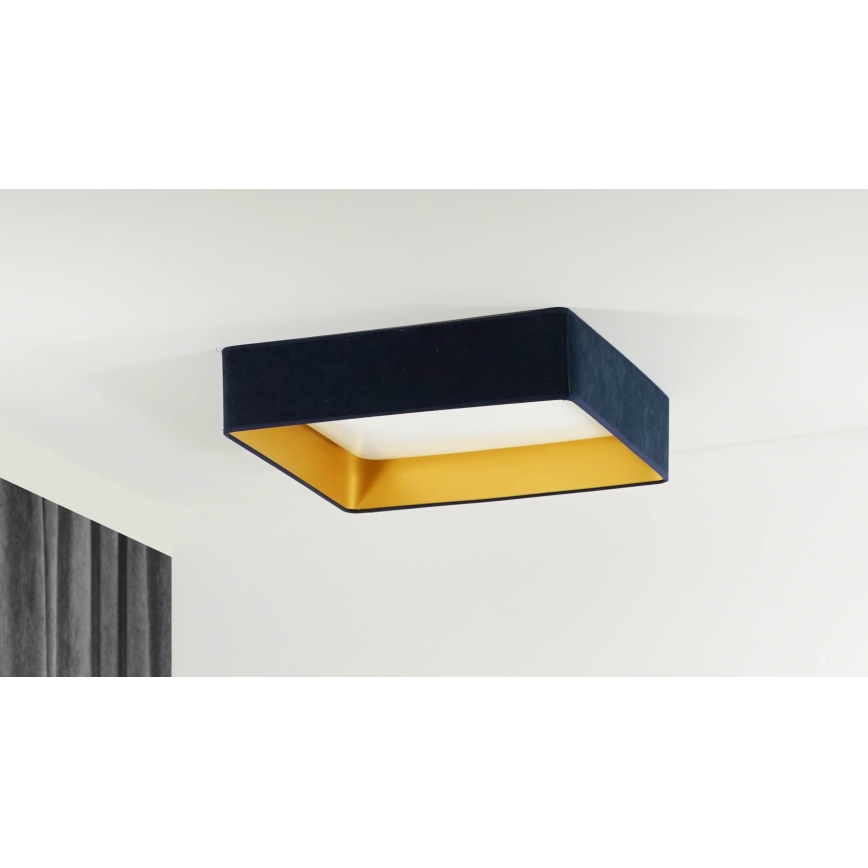 Brilagi - LED lubinis šviestuvas VELVET SQUARE LED/24W/230V tamsiai mėlyna