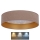 Brilagi - LED Lubinis šviestuvas VELVET STAR LED/24W/230V d. 40 cm 3000K/4000K/6400K smėlio/aukso spalva