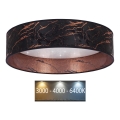 Brilagi - LED Lubinis šviestuvas VELVET STAR LED/36W/230V d. 55 cm 3000K/4000K/6400K juodas/varis