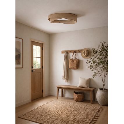 BRILAGI - LED lubinis šviestuvas VELVET TWIST LED/24W/230V 4000K pr. 55 cm smėlinis
