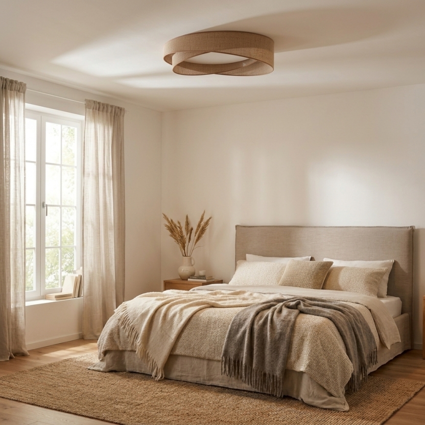 BRILAGI - LED lubinis šviestuvas VELVET TWIST LED/24W/230V 4000K pr. 55 cm smėlinis
