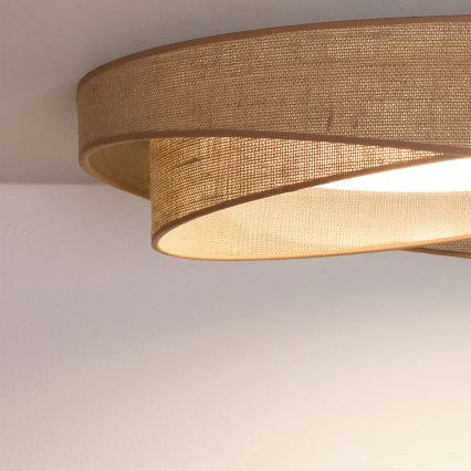 BRILAGI - LED lubinis šviestuvas VELVET TWIST LED/24W/230V 4000K pr. 55 cm smėlinis