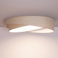 BRILAGI - LED lubinis šviestuvas VELVET TWIST LED/24W/230V 4000K skers. 55 cm smėlinė